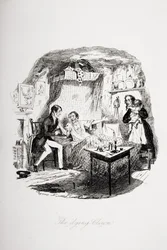 Der sterbende Clown, Illustration aus 